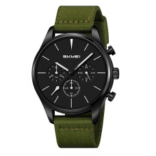 Часы  Skmei 2367BKAG Black-Army Green