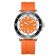 Часы  Curren 8448 Silver-Orange