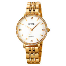 Часы  Skmei 2006GDWT Gold-White