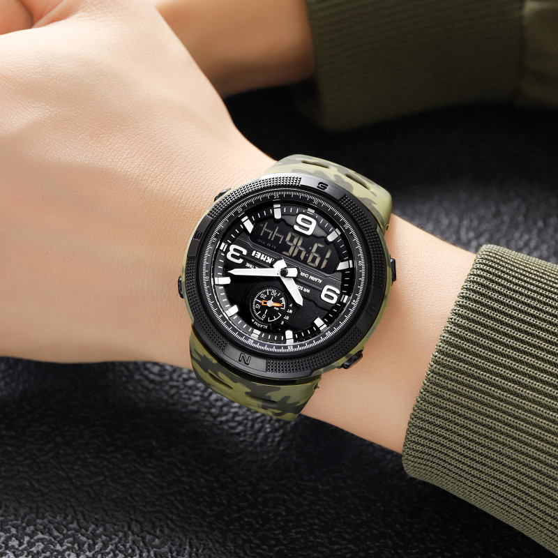 Годинник Skmei 1655CMGNBK Camo Green-Black
