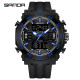 Watch Sanda 6029 Black-Blue
