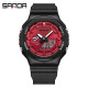 Watch Sanda 3167 Black-Red
