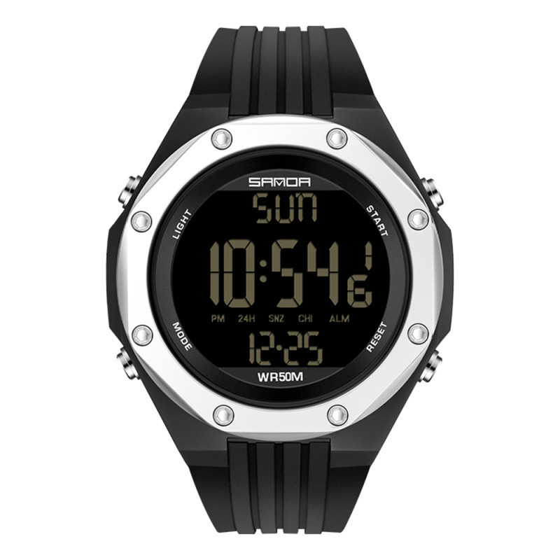 Watch Sanda 6093 Black-Silver