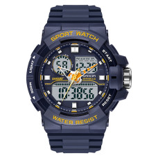 Часы  Sanda 6025 Black-Orange