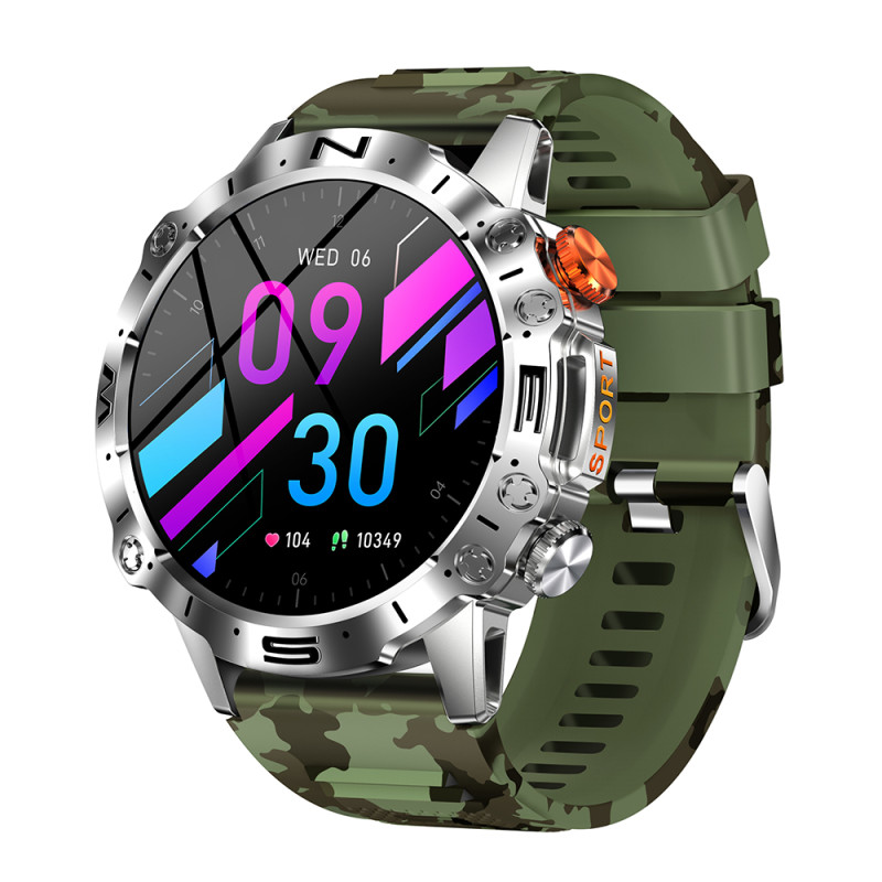 Watch Modfit Combat Silver Army