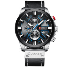 Часы  Curren 8346 Silver-Black
