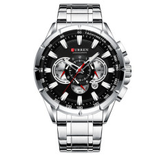 Часы  Curren 8363 Silver-Black