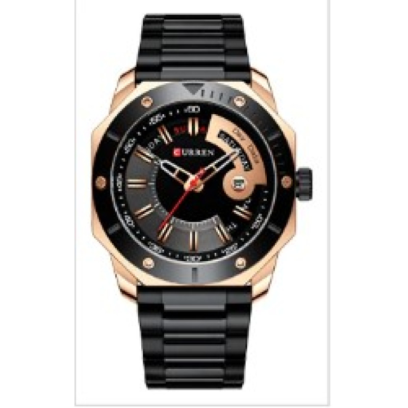 Watch Curren 8344 Gold-Black