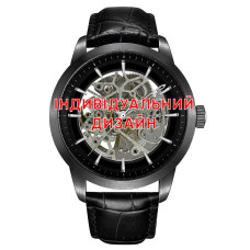 Часы  Awarder 043 Black Leather Индивидуальный дизайн