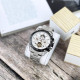 Watch Forsining 6913 Silver-White-Black