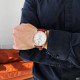 Watch Forsining 8214 Gold-White-Brown