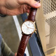 Watch Forsining 8214 Gold-White-Brown