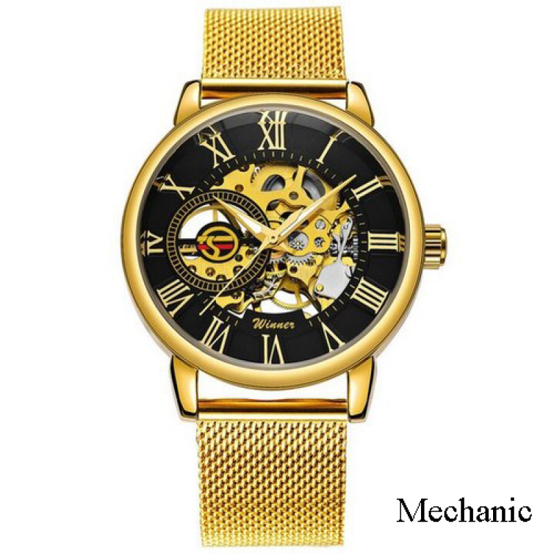 Watch Forsining 8099 Gold-Black