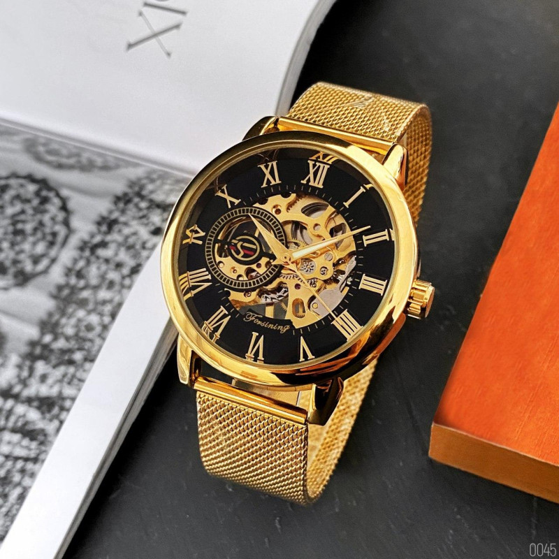 Watch Forsining 8099 Gold-Black