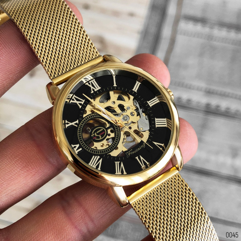 Watch Forsining 8099 Gold-Black