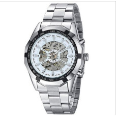 Часы  Winner 8042 Silver-Black-White