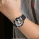 Watch Winner 8027 Black-Silver-White