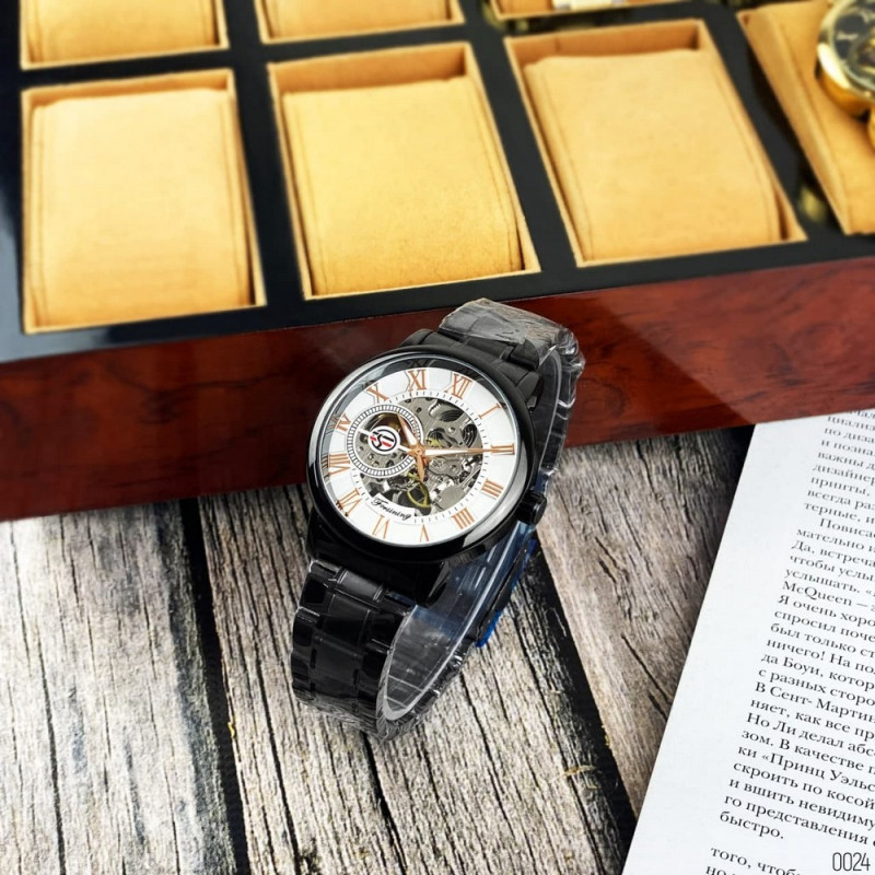 Watch Forsining 8099 Black-White