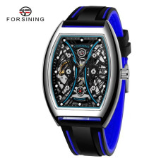 Часы  Forsining 8252 Silver-Black-Blue