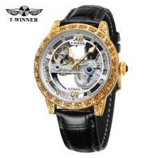 Часы  Forsining 8258 Gold-White