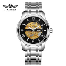 Часы  Forsining 8241 Silver-Black
