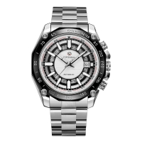 Watch Forsining 8279 Silver-Black-White