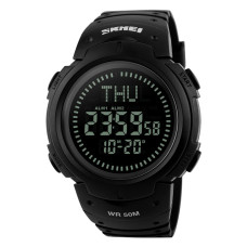 Годинник  Skmei 1231BK All Black Smart Watch + Compass