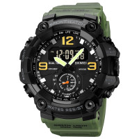 Watch Skmei 1965AG army green.