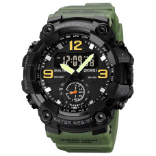 Годинник  Skmei 1965AG army green.