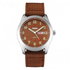 Часы  Skmei 9112BN Silver-Brown