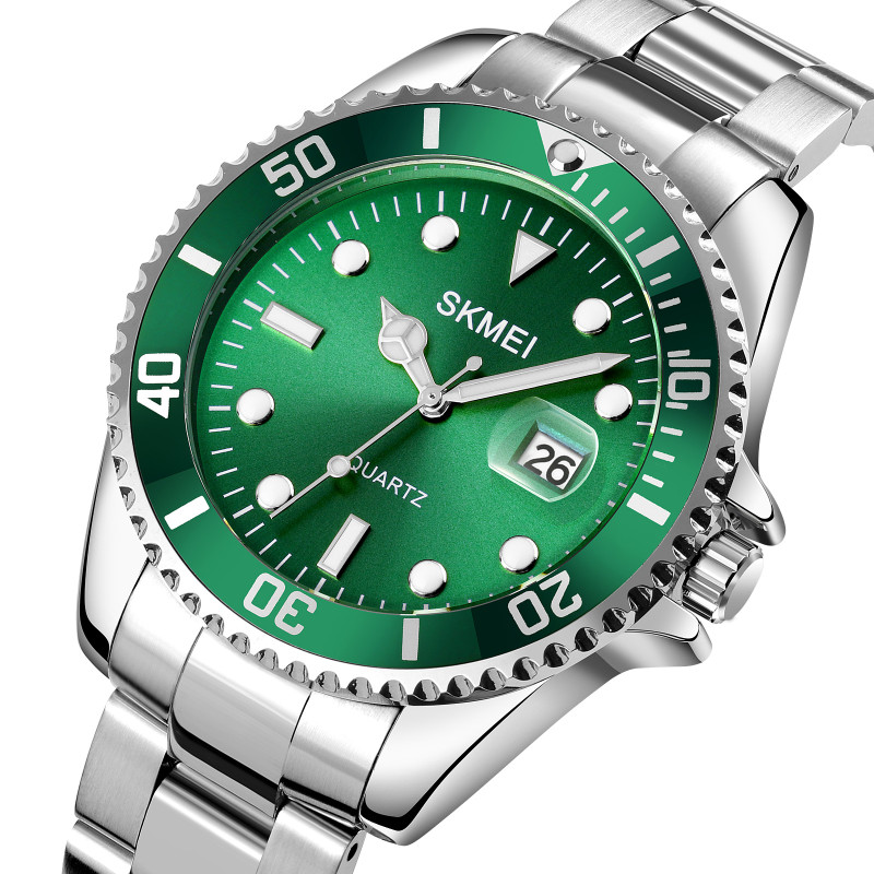 Watch Skmei 1779SIGN Silver-Green STOPPED