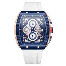 Часы  Curren 8442 Blue-Gold-White