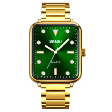 Часы  Skmei 1954GDGN-SP Gold-Green Sun Pattern