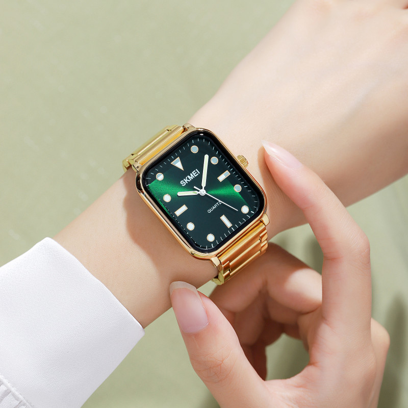 Watch Skmei 1954GDGN-SP Gold-Green Sun Pattern