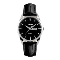 Часы  Skmei 9073SIBK-S Silver-Black lady