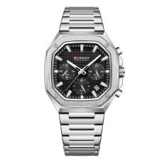 Часы  Curren 8459 Silver-Black