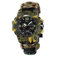Часы  Skmei 1155BNCMGN Camo Green