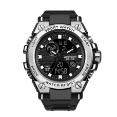 Часы  Sanda 739 Black-Silver