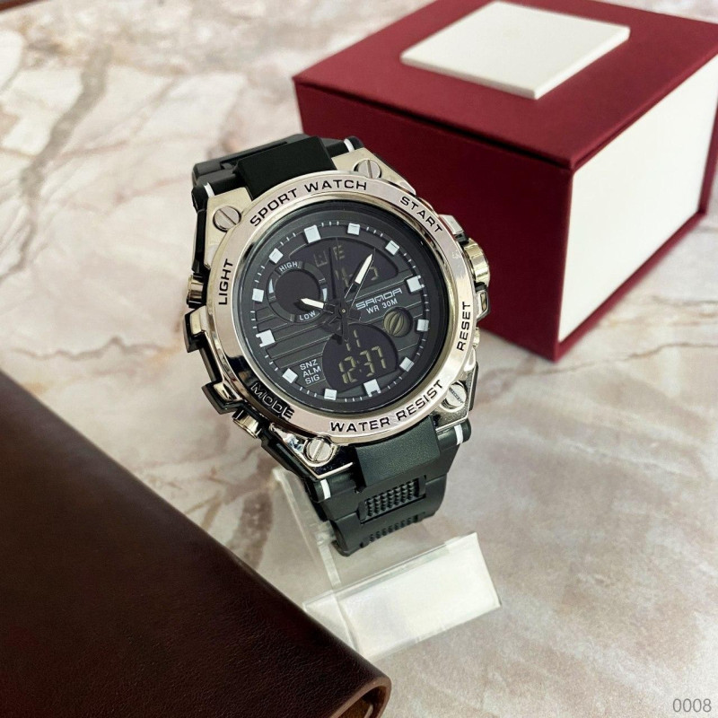 Watch Sanda 739 Black-Silver