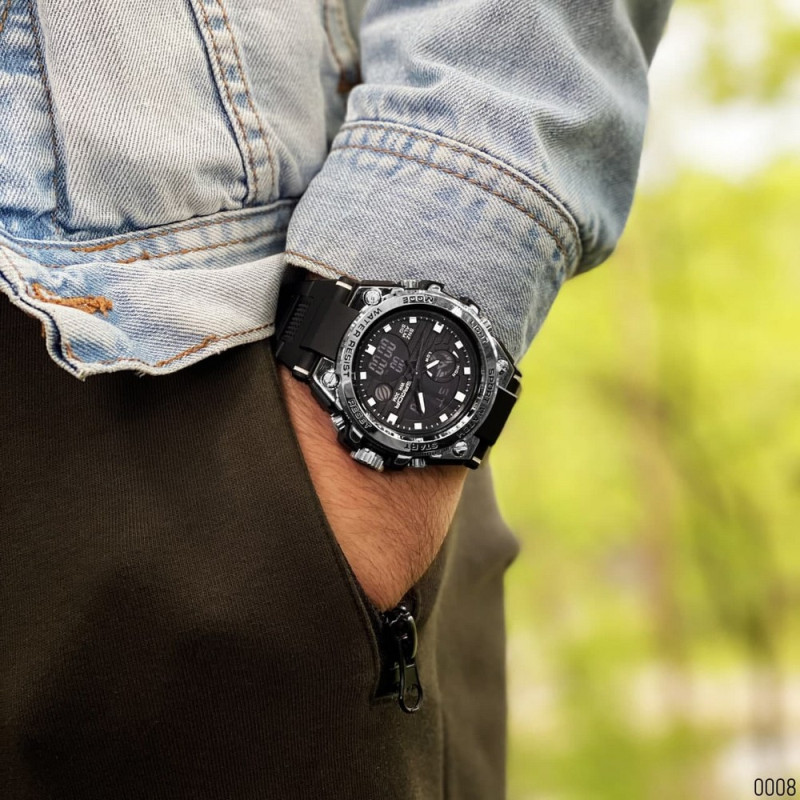 Watch Sanda 739 Black-Silver