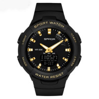 Watch Sanda 6005 Black-Gold
