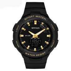 Часы  Sanda 6005 Black-Gold