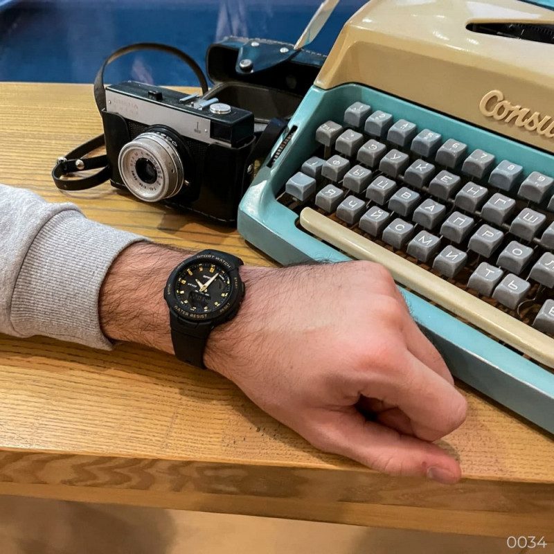Watch Sanda 6005 Black-Gold