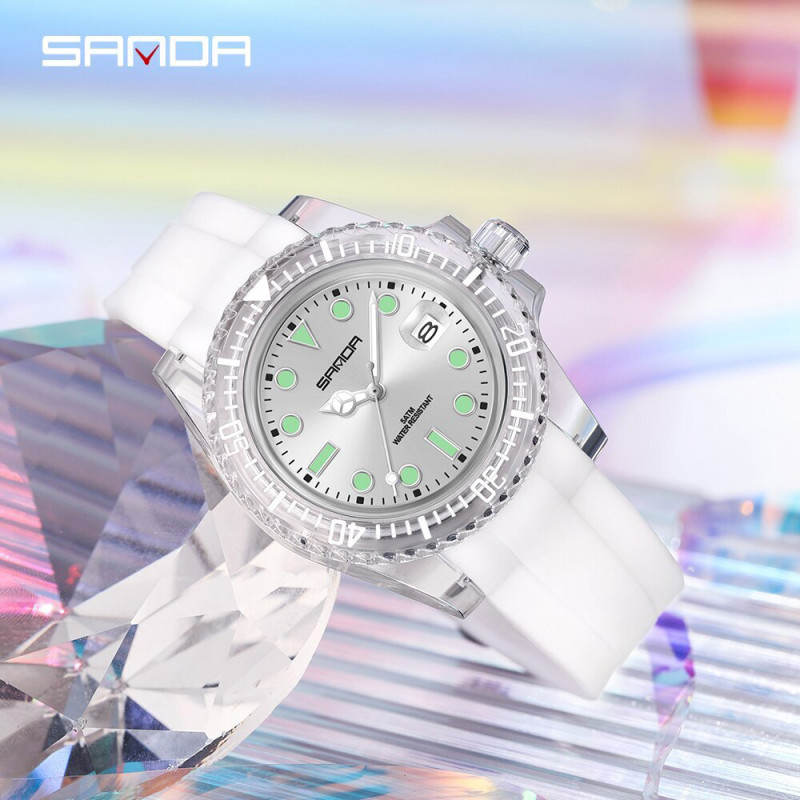 Watch Sanda 9007 White
