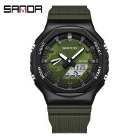 Watch Sanda 3167 Army Green