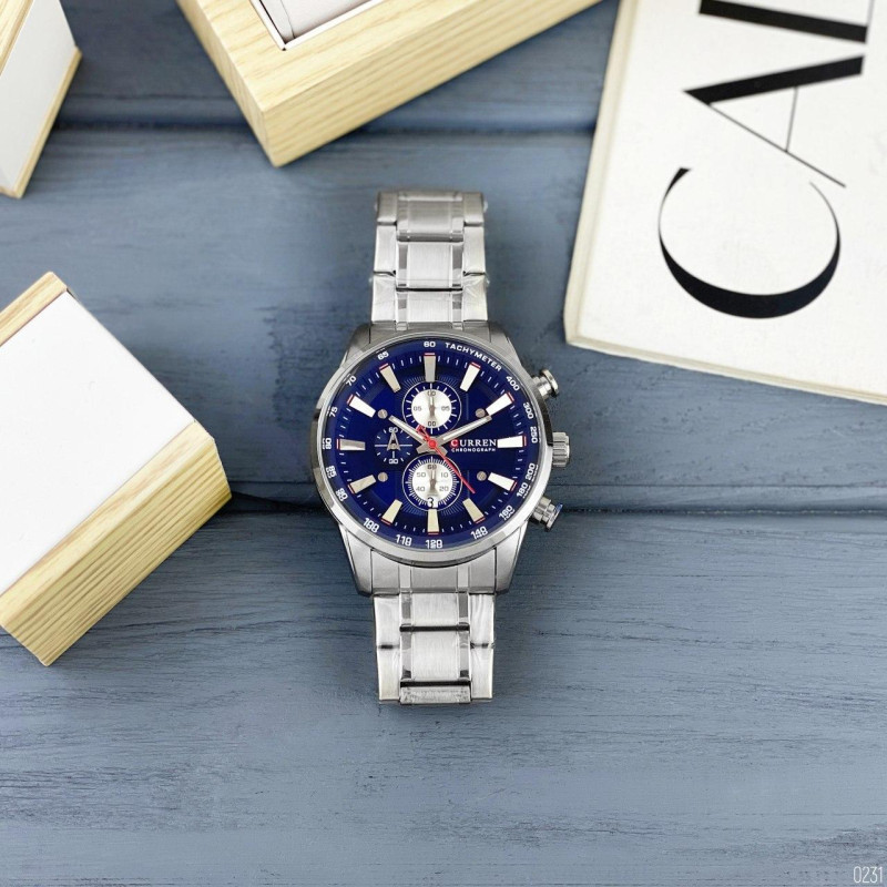 Watch Curren 8351 Silver-Blue