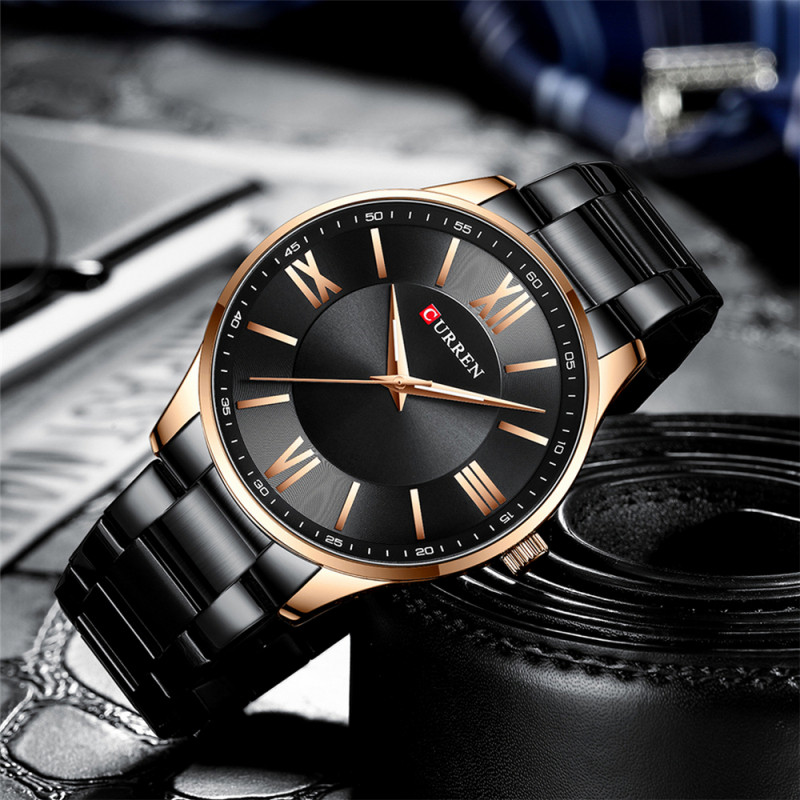 Watch Curren 8383 Black-Gold