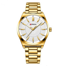 Часы  Curren 8407 Gold-White