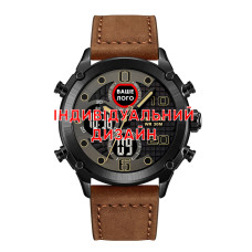 Часы  Awarder 017 Black-Brown Индивидуальный дизайн