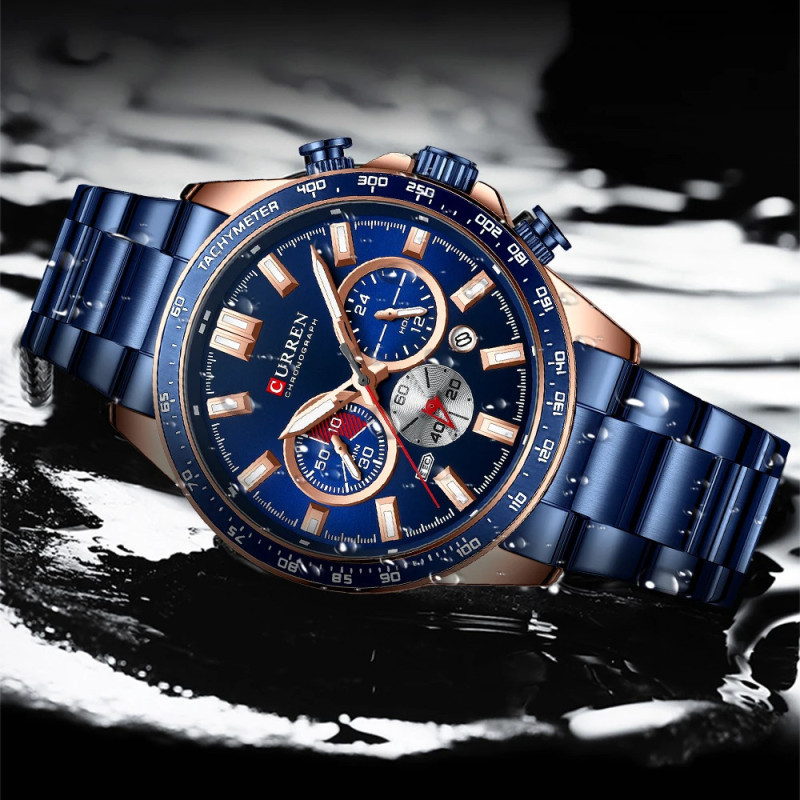 Watch Curren 8418 Blue-Gold